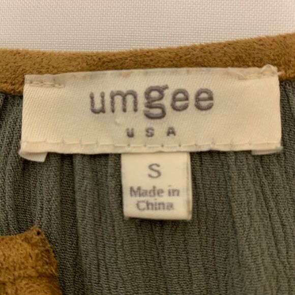 Umgee Boho Embroidered Top small - Picture 8 of 13